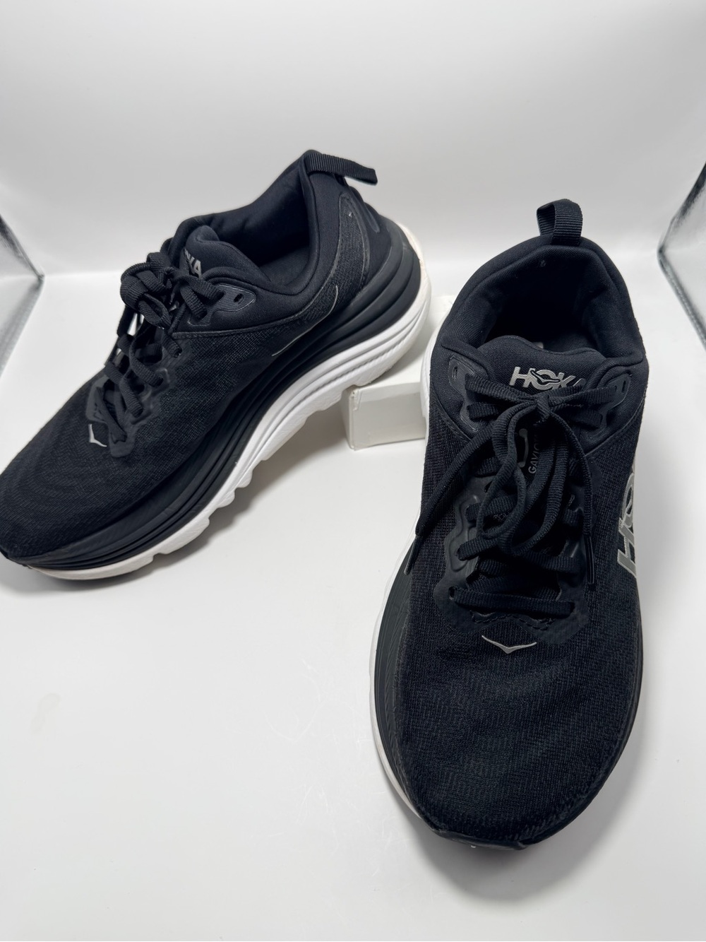 HOKA Gaviota 5 Black White Women’s Size 8 Running Walking Shoes